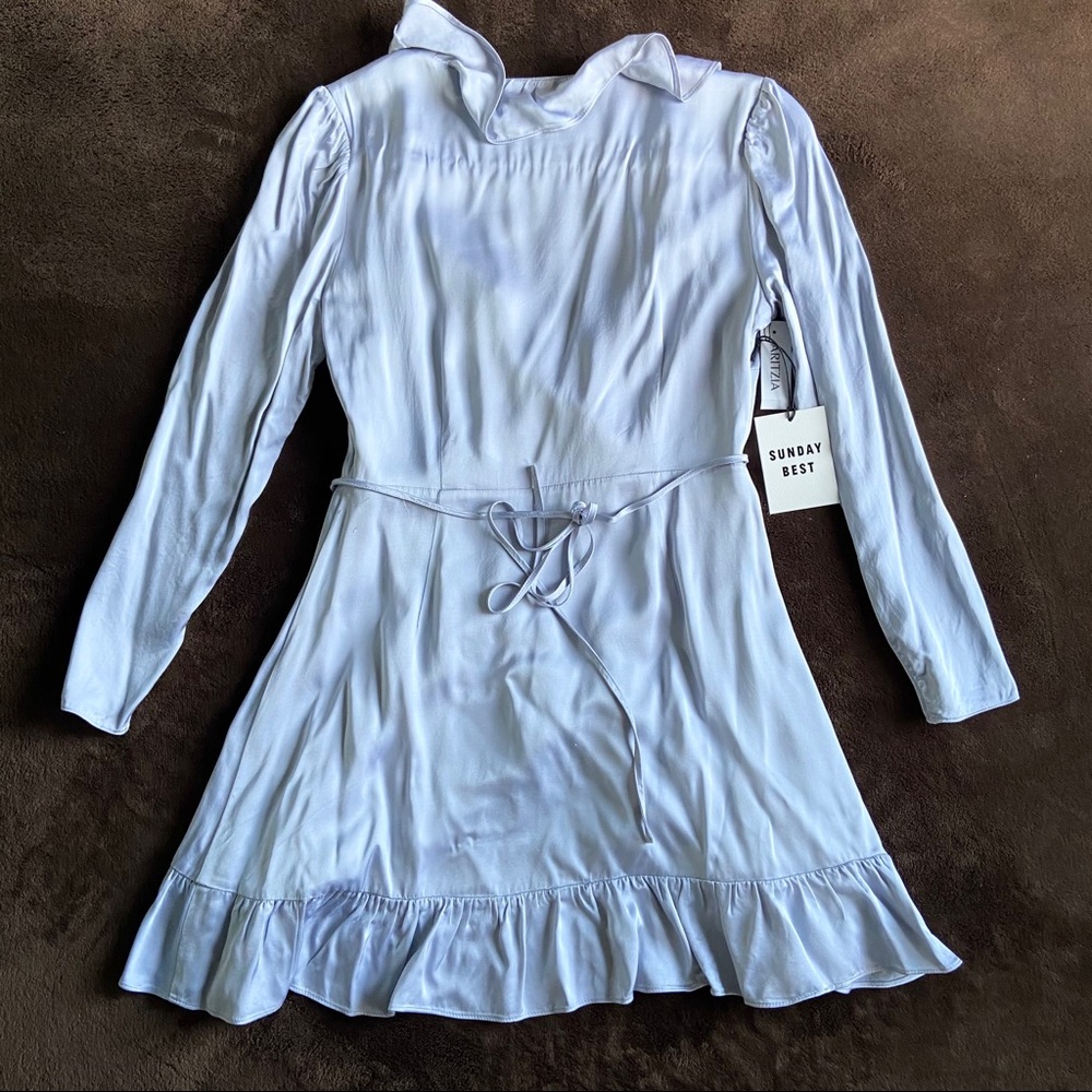 SOLD! ARITZIA | Taro Dress, Pearl Blue - Picture 13 of 13